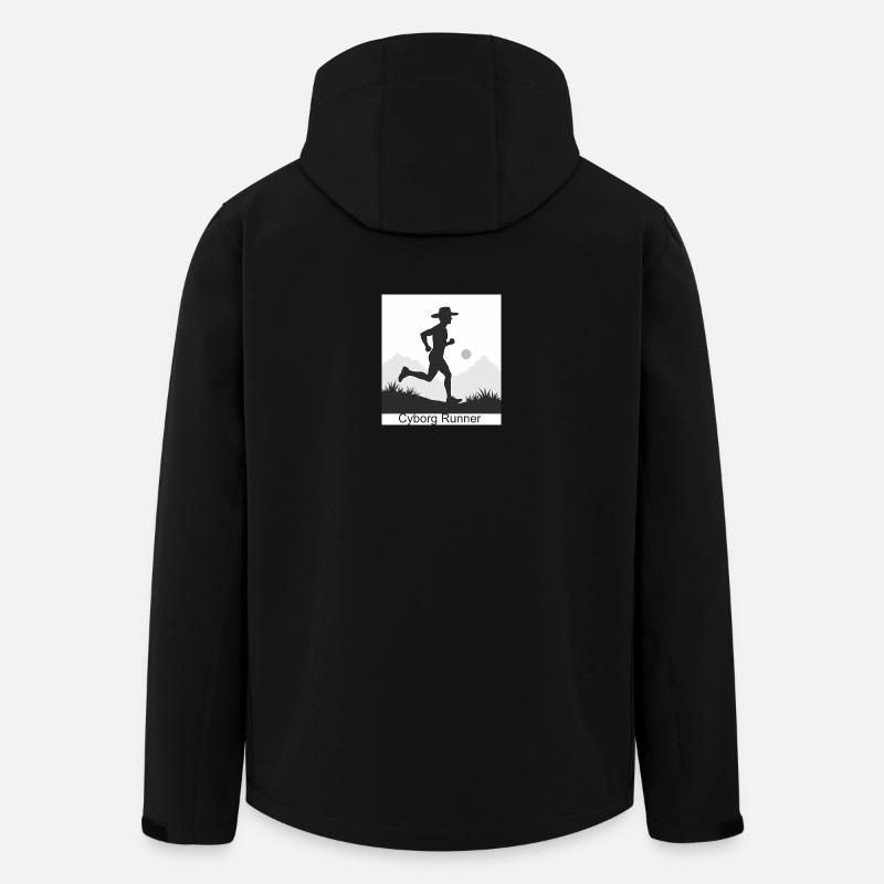 Cyborg Runner - Men’s Recycled Softshell Jacket by Stanley/Stella - black