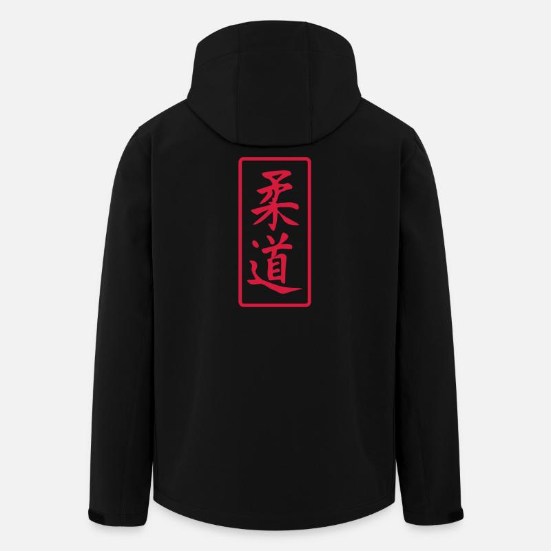 Judo - Recycelte Männer Softshell-Jacke von Stanley/Stella - Schwarz