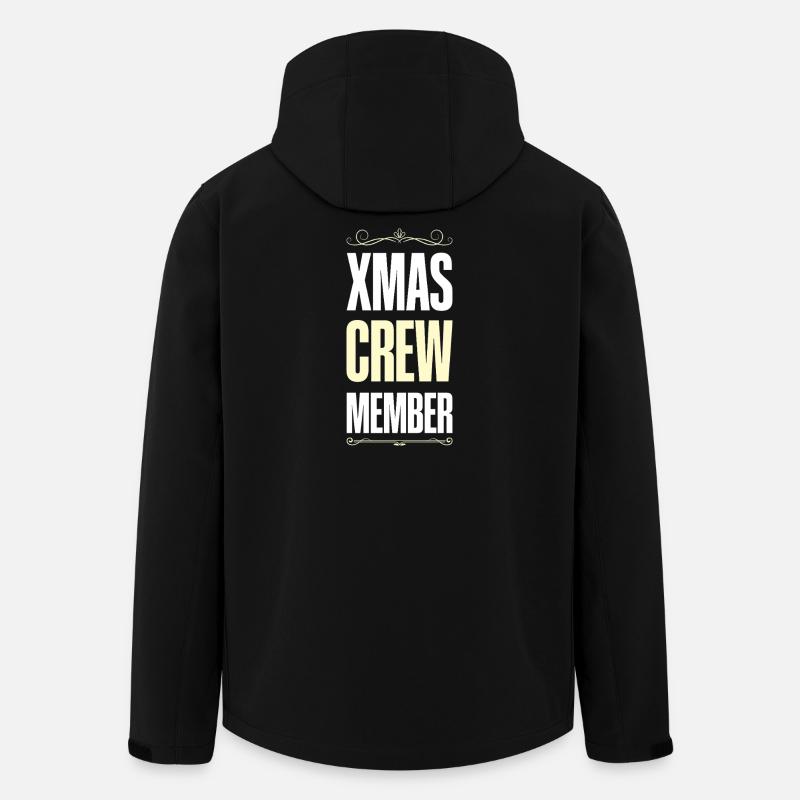 Xmas Crew - Recycelte Männer Softshell-Jacke von Stanley/Stella - Schwarz