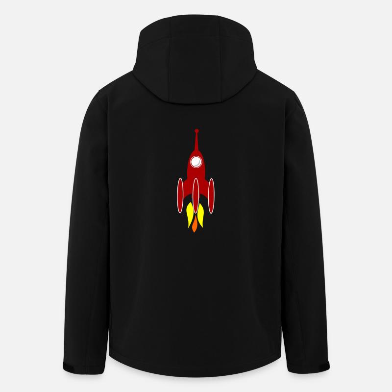 fusée - Veste softshell homme en polyester recyclé Stanley/Stella - noir