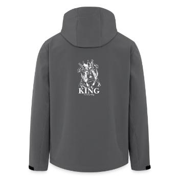 OLD ENGLISH BULLDOG King of everything Wilsigns - Recycelte Männer Softshell-Jacke von Stanley/Stella - Schwarz - Hinten - AI Model Male 185 light (185cm)