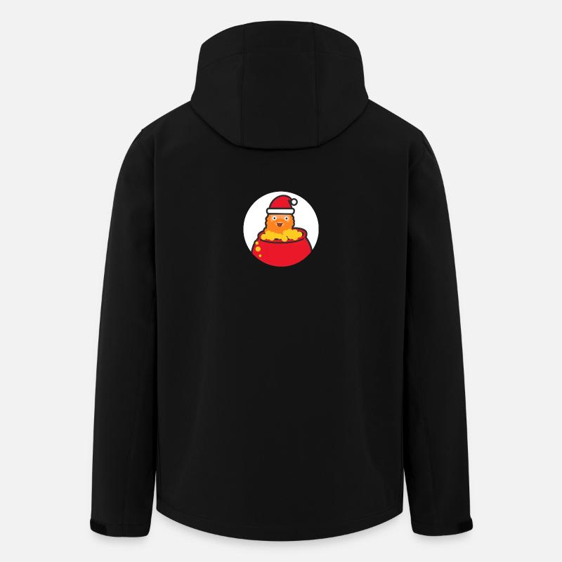 Christmas Themed Ginger_cs2 badge! - Men’s Recycled Softshell Jacket by Stanley/Stella - black