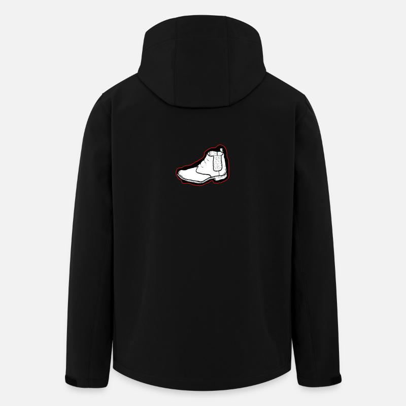 Sketchart Laufschuh Design - Recycelte Männer Softshell-Jacke von Stanley/Stella - Schwarz