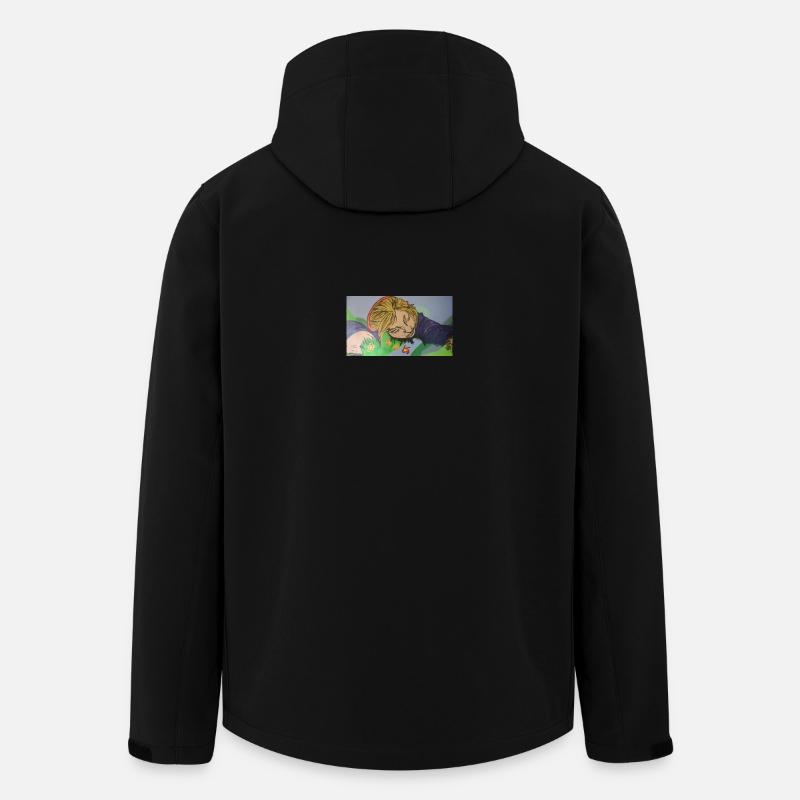 Fille rêveuse - Veste softshell homme en polyester recyclé Stanley/Stella - noir