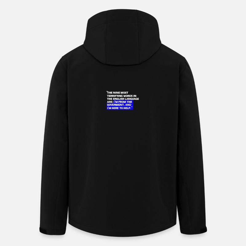 Paradoxical State Aid Quotes - Men’s Recycled Softshell Jacket by Stanley/Stella - black