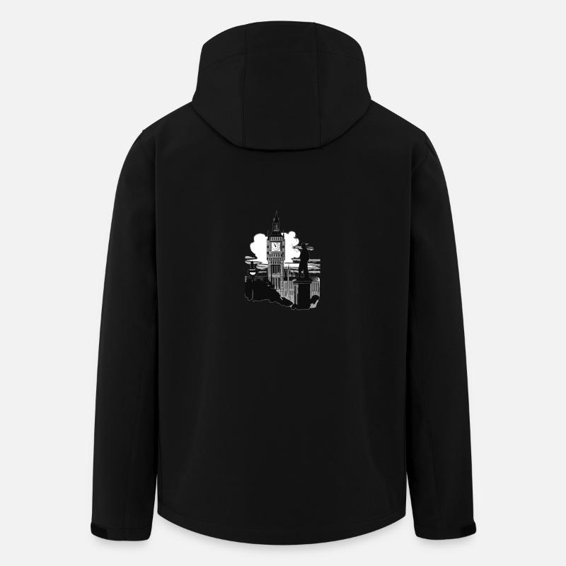 Big Ben - Recycelte Männer Softshell-Jacke von Stanley/Stella - Schwarz