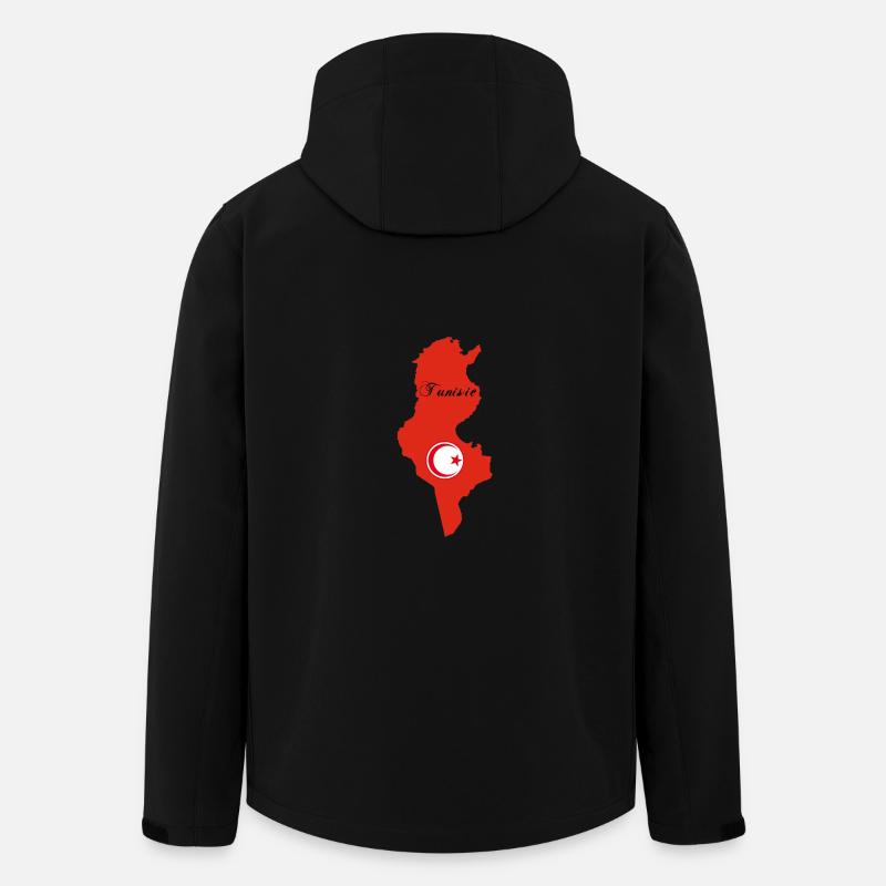 Tunisie - Veste softshell homme en polyester recyclé Stanley/Stella - noir