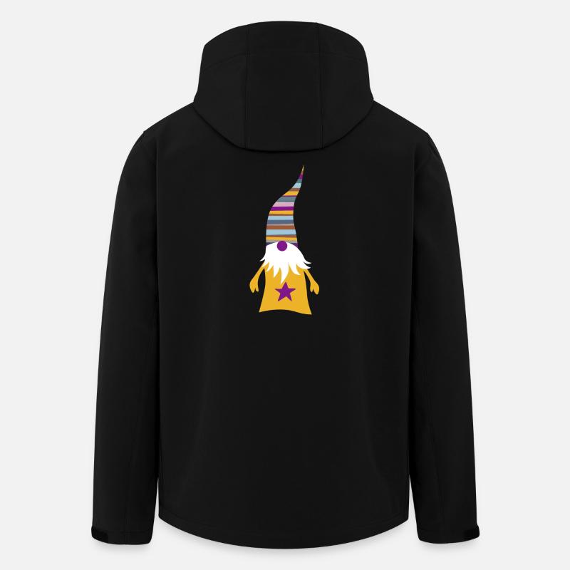 Weihnachtswichtel: Wichtel Stern Weihnachten Kind - Recycelte Männer Softshell-Jacke von Stanley/Stella - Schwarz