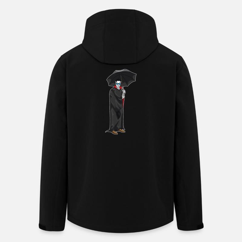 Vampire Halloween Umbrella - Men’s Recycled Softshell Jacket by Stanley/Stella - black