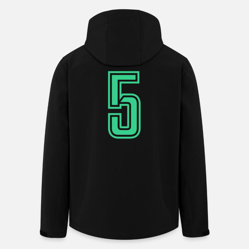 5 - Recycelte Männer Softshell-Jacke von Stanley/Stella - Schwarz