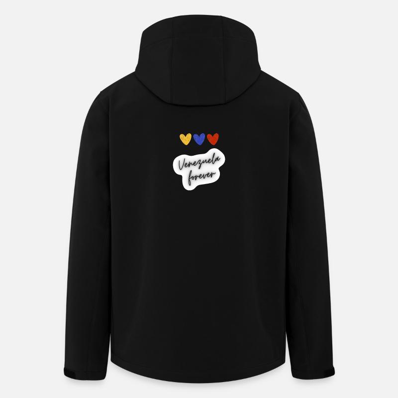 Venezuela pour toujours - Veste softshell homme en polyester recyclé Stanley/Stella - noir