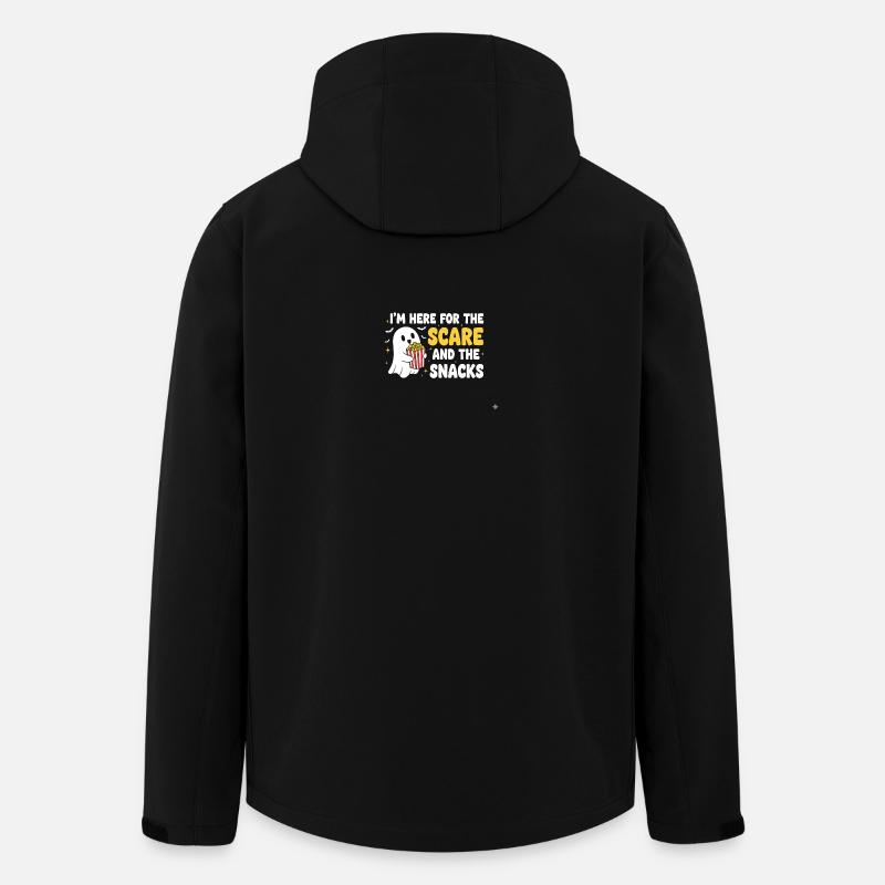 Halloween-Geist und Snacks - Recycelte Männer Softshell-Jacke von Stanley/Stella - Schwarz