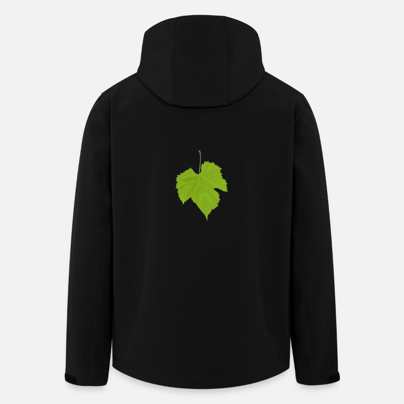 feuille d'érable - Veste softshell homme en polyester recyclé Stanley/Stella - noir