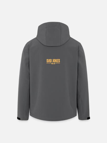 Dad Jokes for Life - Men’s Recycled Softshell Jacket by Stanley/Stella - black