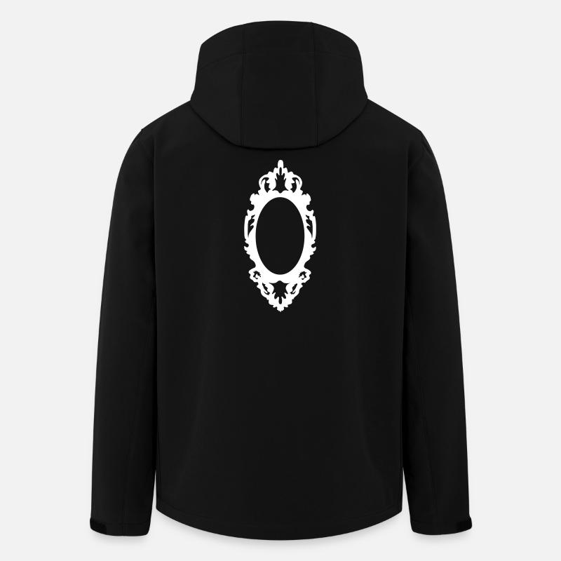 Un miroir antique - Veste softshell homme en polyester recyclé Stanley/Stella - noir
