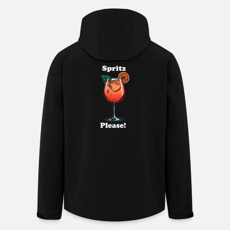 Spritz Please! - Men’s Recycled Softshell Jacket by Stanley/Stella - black