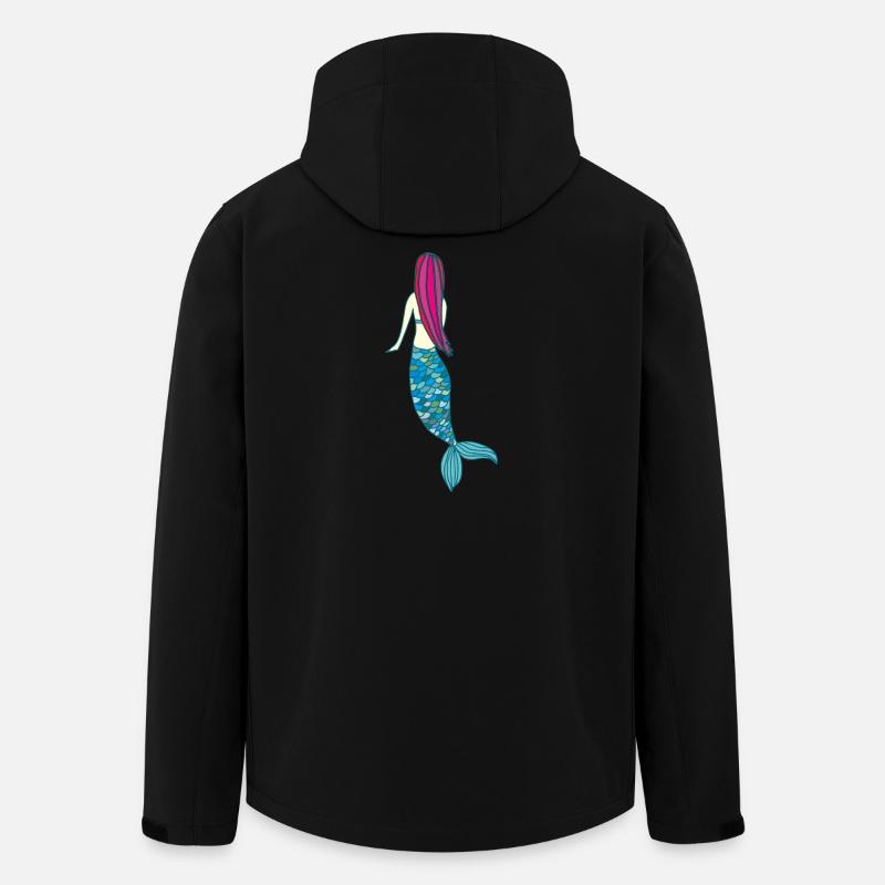 meerjungfrau - Recycelte Männer Softshell-Jacke von Stanley/Stella - Schwarz