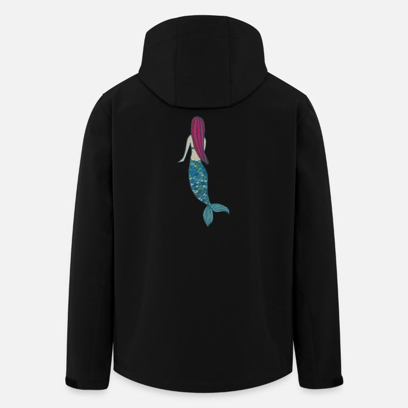 meerjungfrau - Recycelte Männer Softshell-Jacke von Stanley/Stella - Schwarz