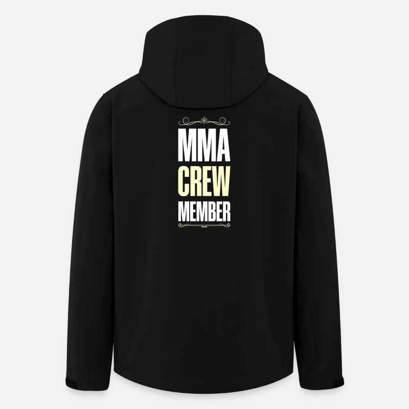 Mma Crew - Recycelte Männer Softshell-Jacke von Stanley/Stella - Schwarz