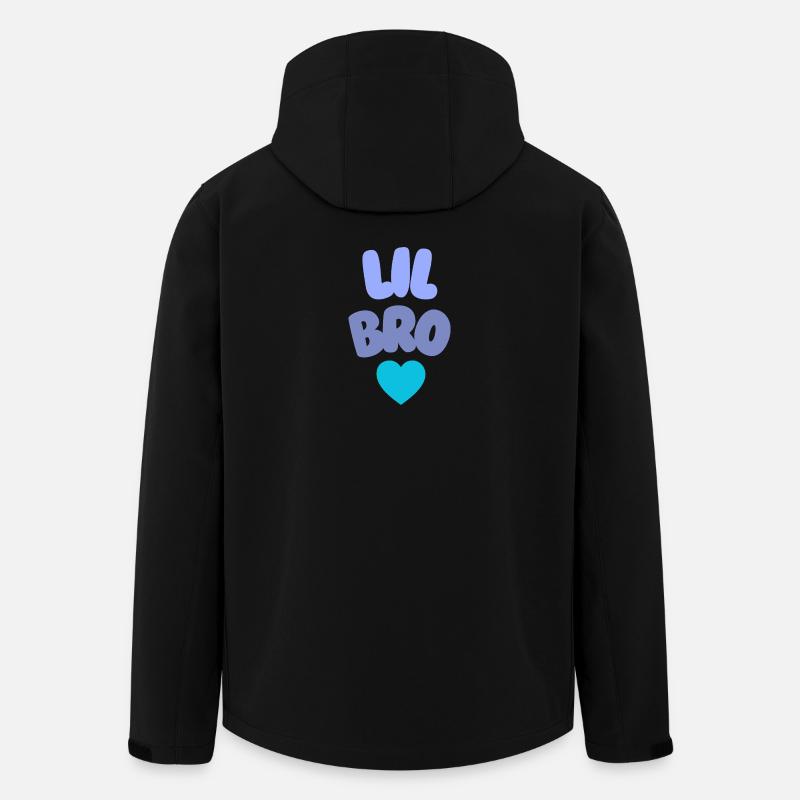 Lil Bro Love - Recycelte Männer Softshell-Jacke von Stanley/Stella - Schwarz