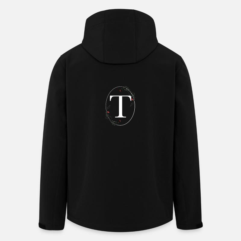 Buchstabe T - Recycelte Männer Softshell-Jacke von Stanley/Stella - Schwarz