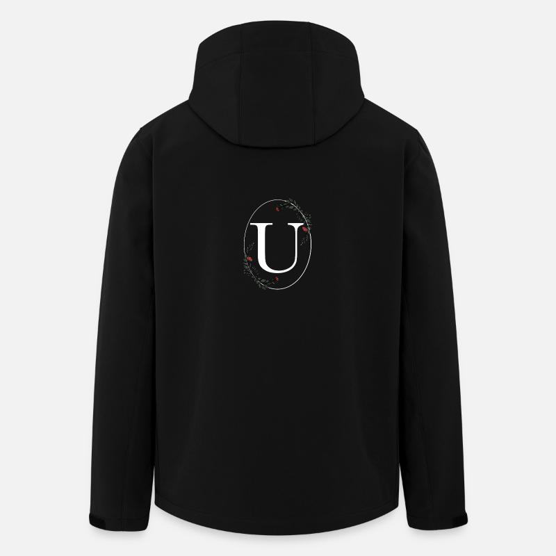 Buchstabe U - Recycelte Männer Softshell-Jacke von Stanley/Stella - Schwarz