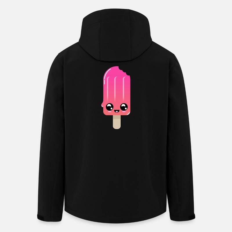 Eisshot mit strahlenden Augen - Recycelte Männer Softshell-Jacke von Stanley/Stella - Schwarz