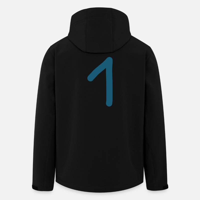 1 numéro un anniversaire - Veste softshell homme en polyester recyclé Stanley/Stella - noir