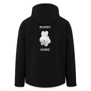 Bunny Gang - Veste softshell homme en polyester recyclé Stanley/Stella - noir - Dos - AI Model Male 185 light (185cm)