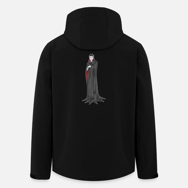 Vampire Halloween Coffee - Men’s Recycled Softshell Jacket by Stanley/Stella - black