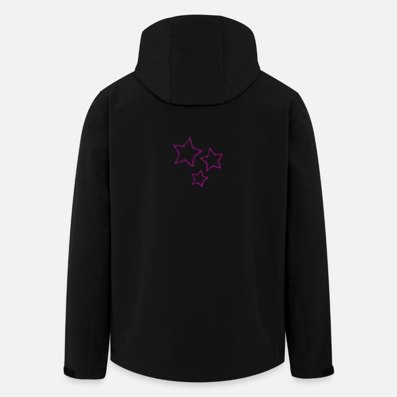 STAR. STARS. FEAST. ANNIVERSARY - Men’s Recycled Softshell Jacket by Stanley/Stella - black