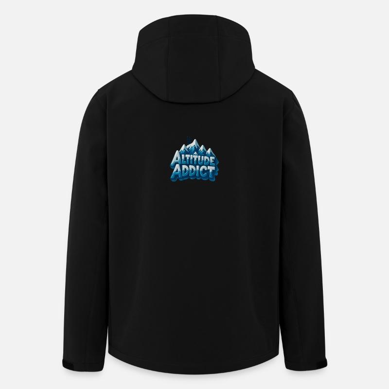 Altitude Addict - Recycelte Männer Softshell-Jacke von Stanley/Stella - Schwarz