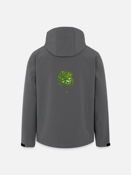 tree - Men’s Recycled Softshell Jacket by Stanley/Stella - black