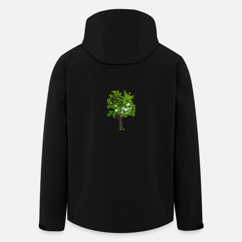 arbre - Veste softshell homme en polyester recyclé Stanley/Stella - noir