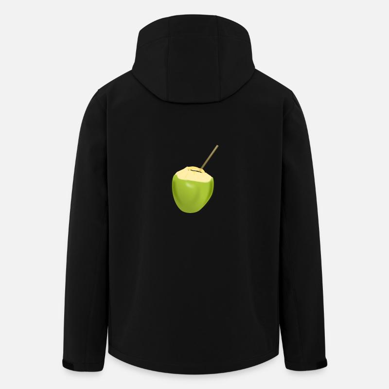 Kokosnuss Milch - Recycelte Männer Softshell-Jacke von Stanley/Stella - Schwarz