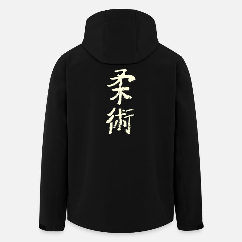 Jiujitsu - Japanisch - Recycelte Männer Softshell-Jacke von Stanley/Stella - Schwarz