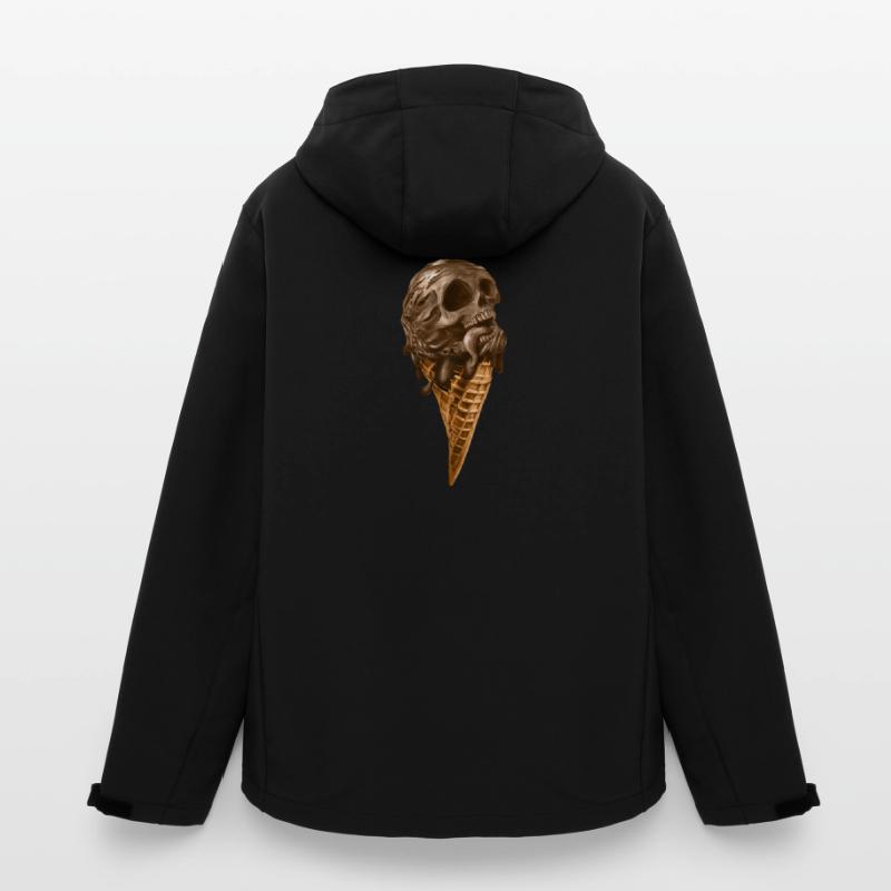 Softeis mit ätherischem Totenkopf Recycelte Männer Softshell-Jacke von Stanley/Stella