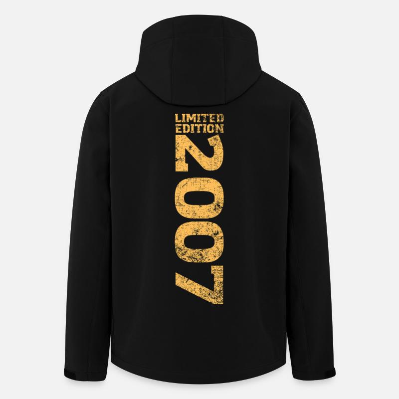 Édition Limitée 2007 18ème Cadeau d’Anniversaire - Veste softshell homme en polyester recyclé Stanley/Stella - noir
