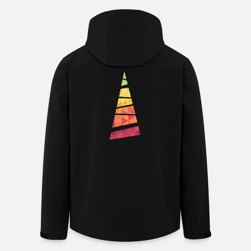Sapin de Noël - Weihnachtsbaum - Weihnachten - Veste softshell homme en polyester recyclé Stanley/Stella - noir