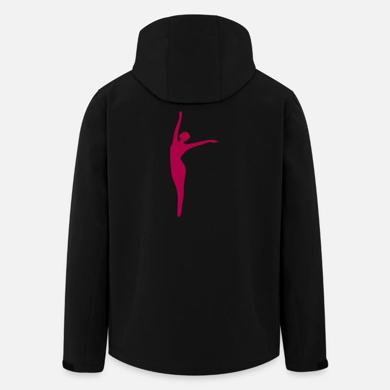 Tanz tanzen - Recycelte Männer Softshell-Jacke von Stanley/Stella - Schwarz