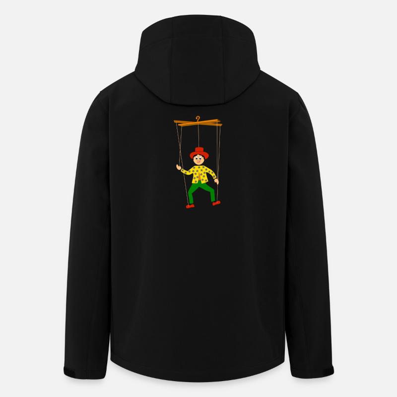 kinder marionette lustig - Recycelte Männer Softshell-Jacke von Stanley/Stella - Schwarz