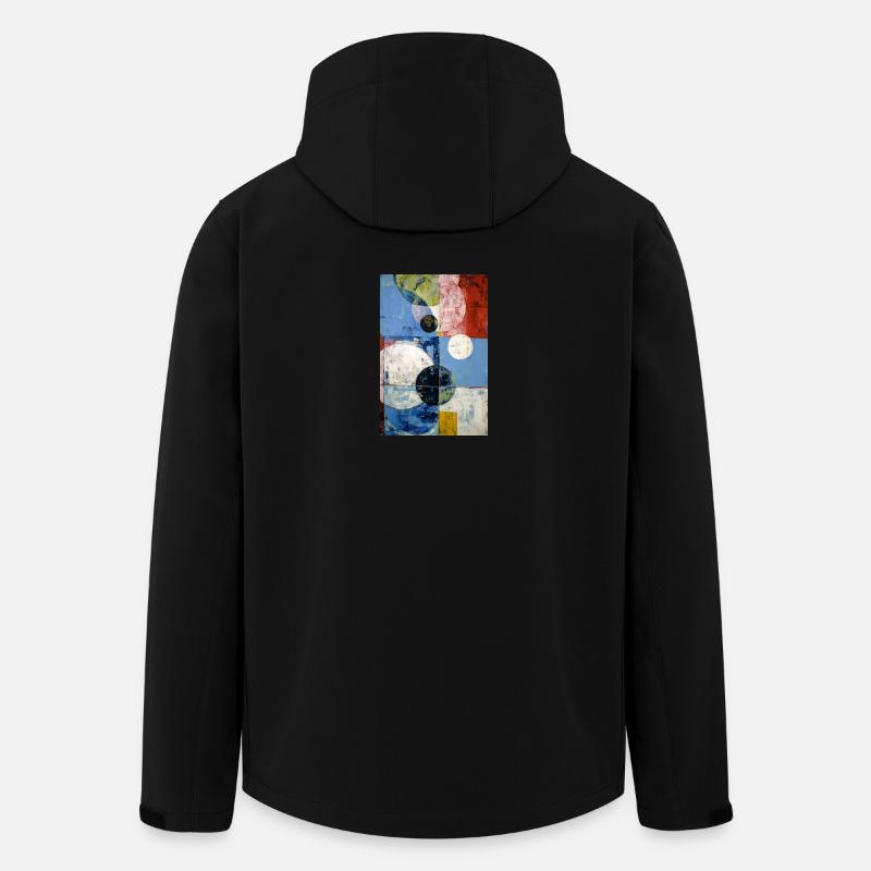 herbi793_abstract - Recycelte Männer Softshell-Jacke von Stanley/Stella - Schwarz