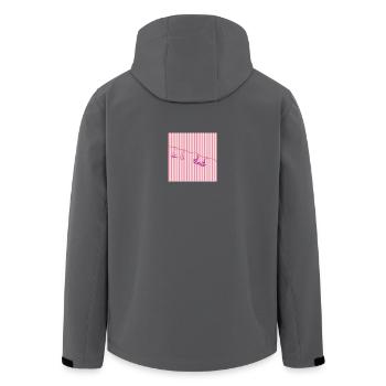 Feminismus  - Recycelte Männer Softshell-Jacke von Stanley/Stella - Schwarz - Hinten - AI Model Male 185 light (185cm)
