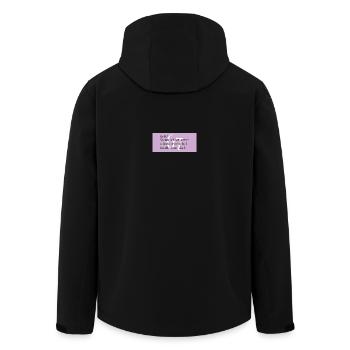 GenZ - six sept - Tout le monde est là - Veste softshell homme en polyester recyclé Stanley/Stella - noir - Dos - AI Model Male 185 light (185cm)
