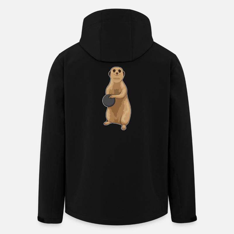 Suricate Boule de bowling - Veste softshell homme en polyester recyclé Stanley/Stella - noir