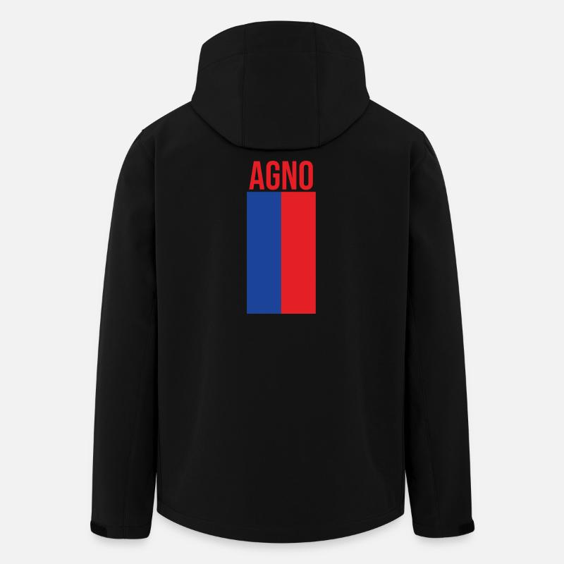 Agno Ticino Souvenir - Stanley/Stella herre softshelljakke i genanvendt polyester - sort