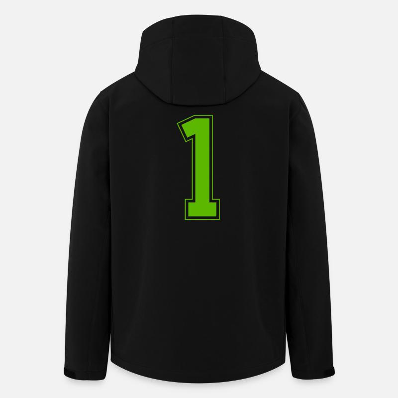 z1 - Recycelte Männer Softshell-Jacke von Stanley/Stella - Schwarz