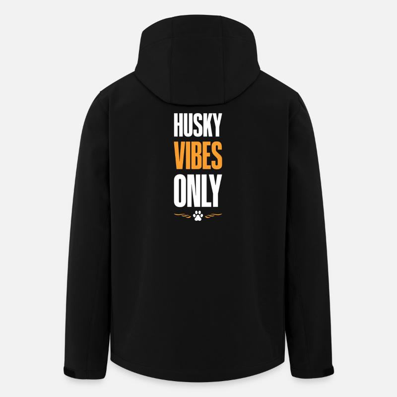 Husky Vibes Only - Men’s Recycled Softshell Jacket by Stanley/Stella - black