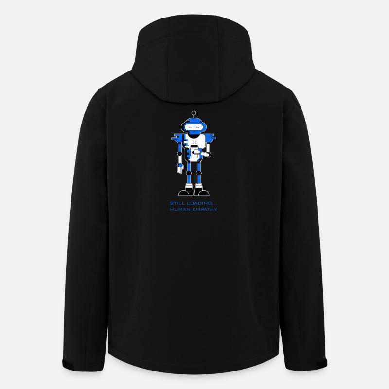 Lädt noch... Menschliche Empathie - Recycelte Männer Softshell-Jacke von Stanley/Stella - Schwarz