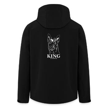 KELPIE AUSTRALIEN Roi de tout Wilsigns - Veste softshell homme en polyester recyclé Stanley/Stella - noir - Dos - AI Model Male 185 light (185cm)